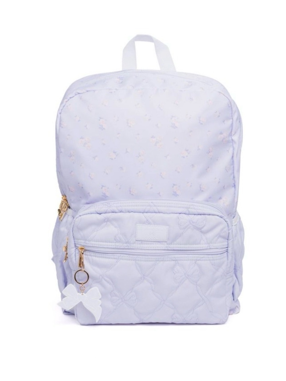 LoveShackFancy Target Yoobi Everblooming Rosettes Backpack Breezy Blue Lavender